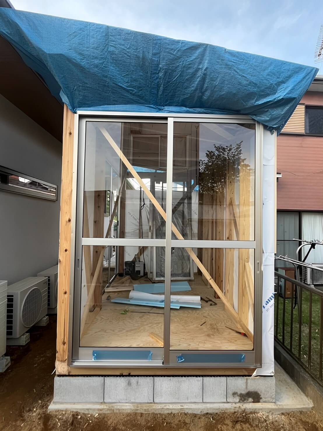 キャットハウス（猫小屋）製作（施工中）