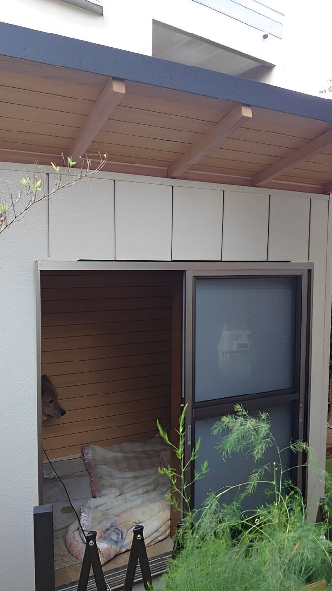 ドッグハウス（犬小屋）製作（施工後）