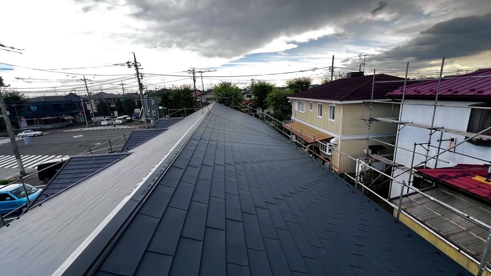 雨漏り補修・屋根改修の施工後（事例3）