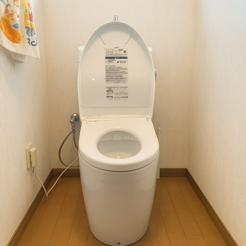 トイレリフォーム（TOTO ピュアレストEX＋アプリコットF4A） 施工後