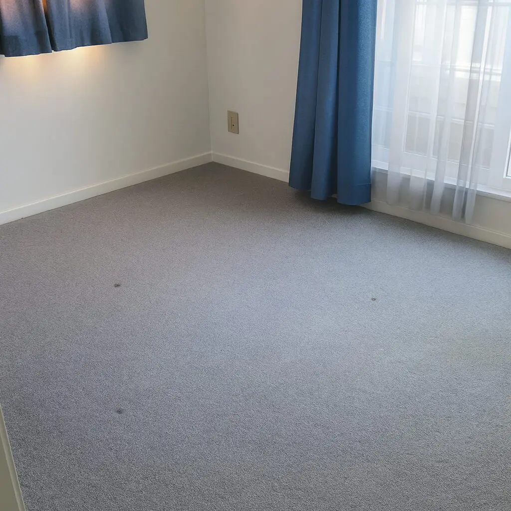 張替え前の子供部屋のカーペット