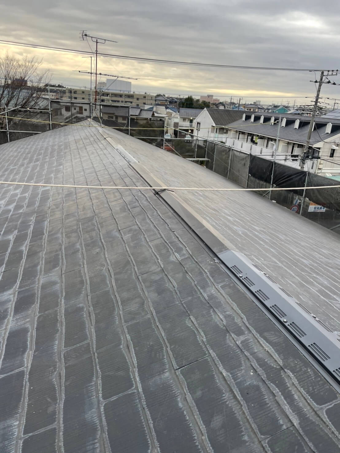 雨漏り補修・屋根改修の施工前（事例3）
