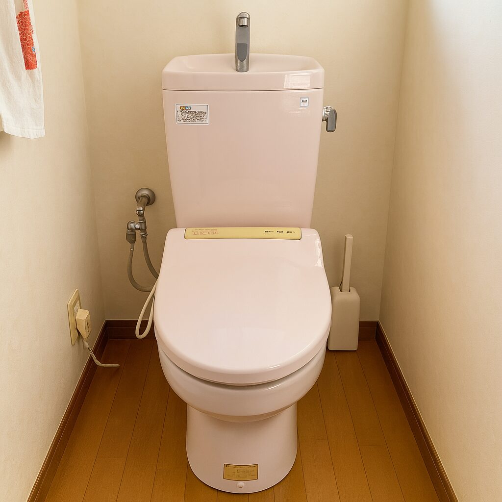 トイレリフォーム（TOTO ピュアレストEX＋アプリコットF4A） 施工前