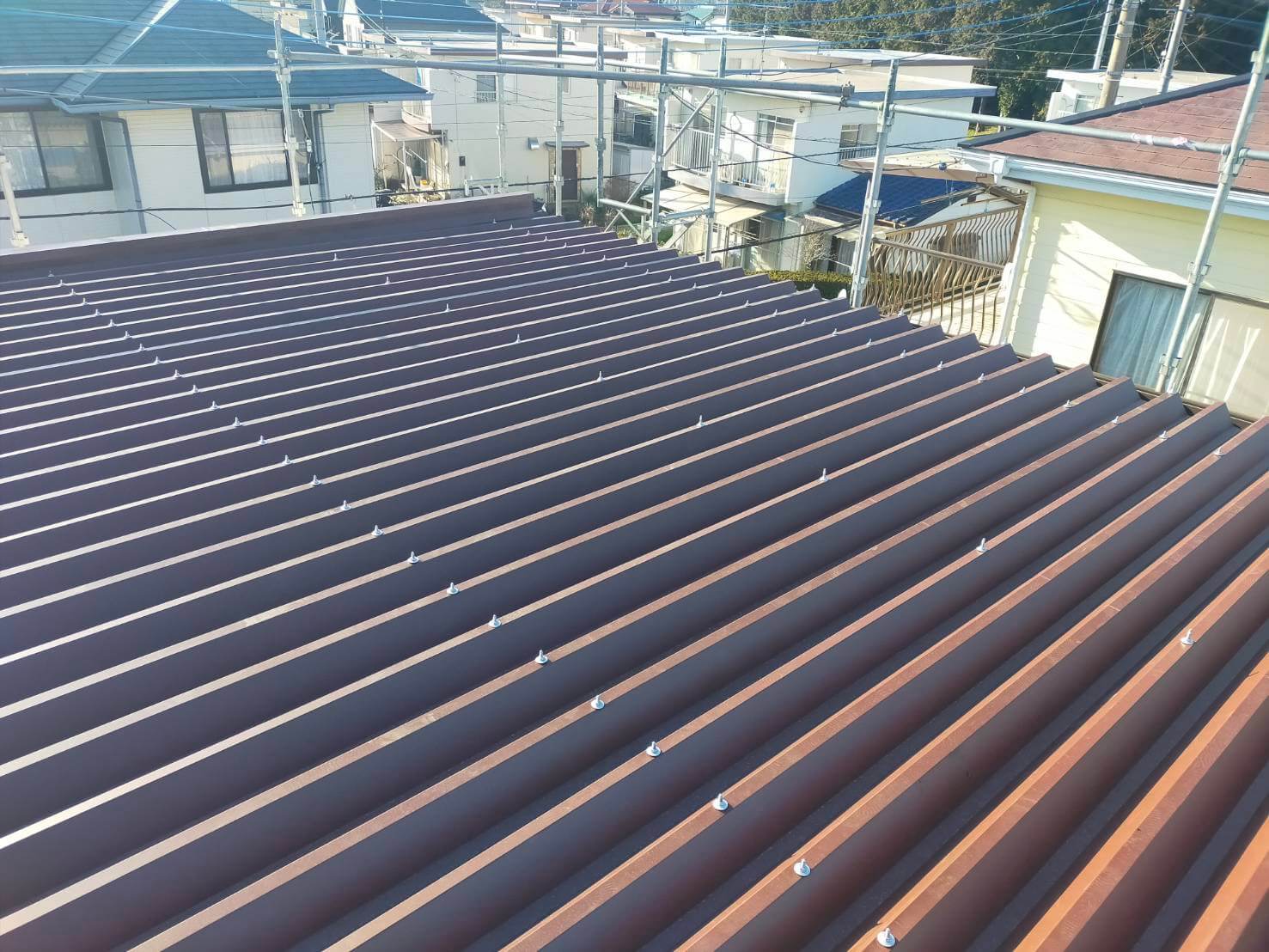 雨漏り補修・屋根改修の施工後（事例1）