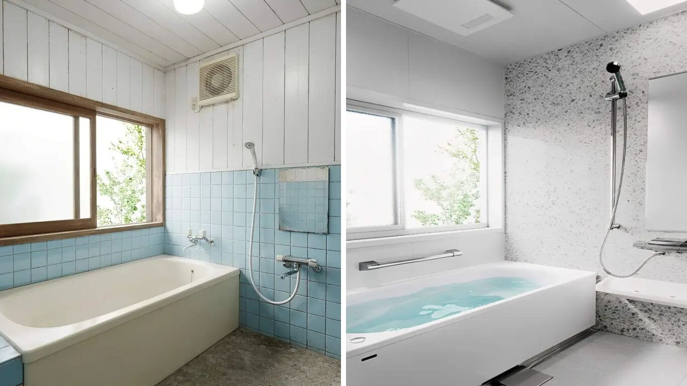 浴室改修（在来浴室→ユニットバス／グランスパ）