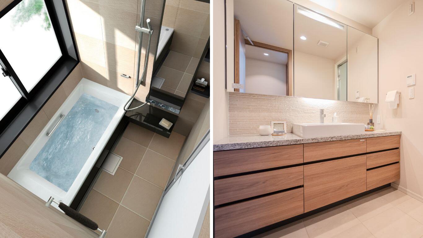 お風呂 ＋ 洗面所（脱衣所）